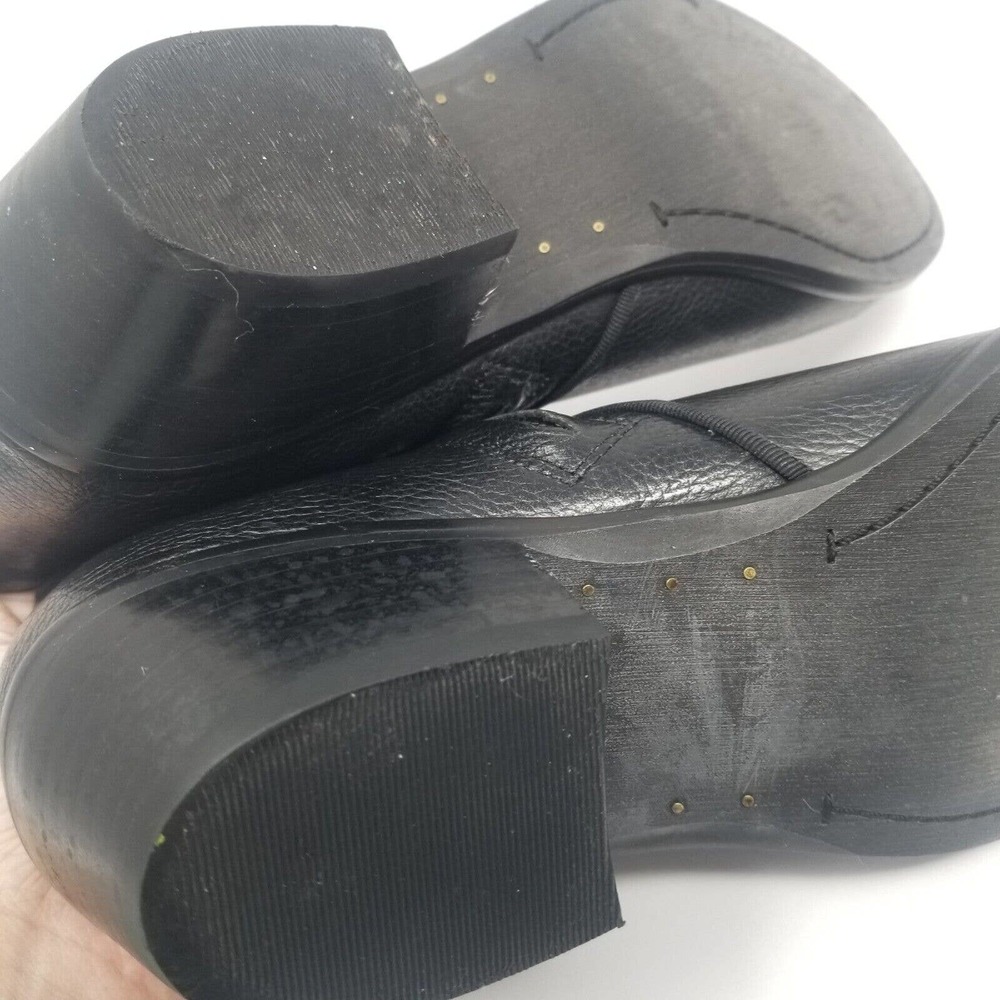 Sam Edelman Women's Black Betty Ankle Boots Booties Almond Toe Size 7.5W (Wide). - Picture 8 of 13
